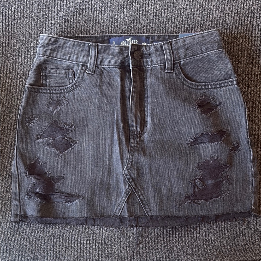 Hollister denim skirt